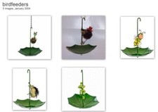 Fountasia Umbrella Metal Bird