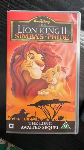 Lion king simba pride vhs - king, simba's
