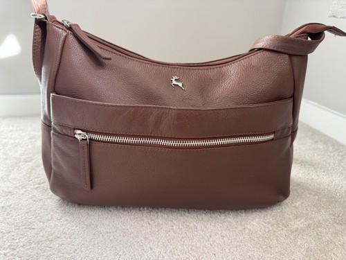 Ashwood tan soft leather zip - tan,