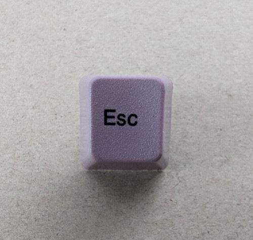 Purple esc key - esc, ibm
