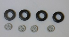 1/43rd scale 13" Spridget rostyle  wheels by K&R Replicas 