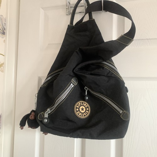 Kipling backpack black with - black,