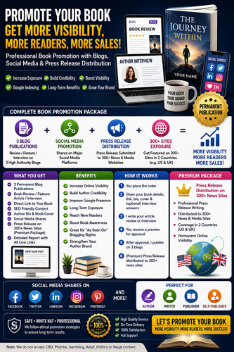 Book promotion 3 blog - promotion,