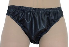 Black Rubber Knickers Pants