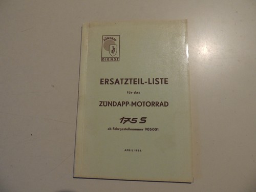 Zündapp 175 spare parts - .,