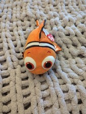Ty Sparkle Disney Nemo The Fish Plush Soft Toy Teddy New