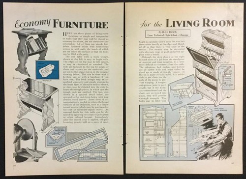 Arts crafts furniture 1933 - arts,