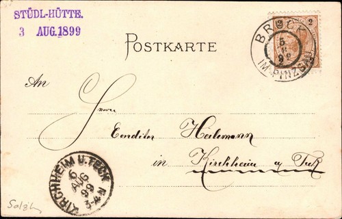 Austria 1899 bruck - austria, "bruck"