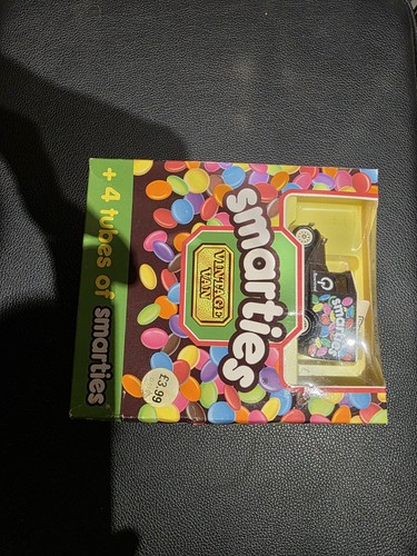 Smarties 80s diecast mini van - smarties,