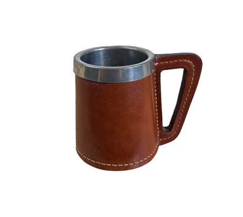 British tan leather pewter - tan,