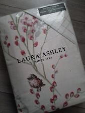 Laura Ashley Willow Winter Pussy brushed cotton Cranberry King duvet Cover set 