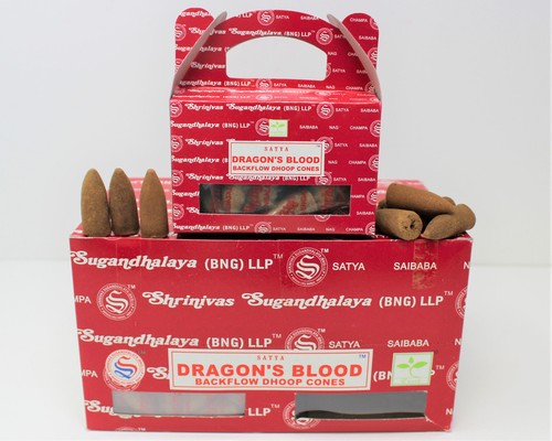 Dragons blood backflow incense - dragons,