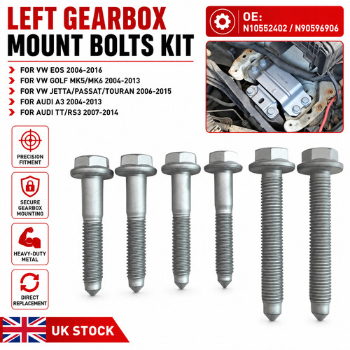Left gearbox mount bolt kit - bolt,