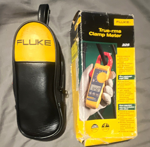 Fluke 325 true rms clamp - fluke, meter