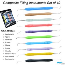 Dental Composite Instruments Filling & Restorative Periodental Silicon Handle CE