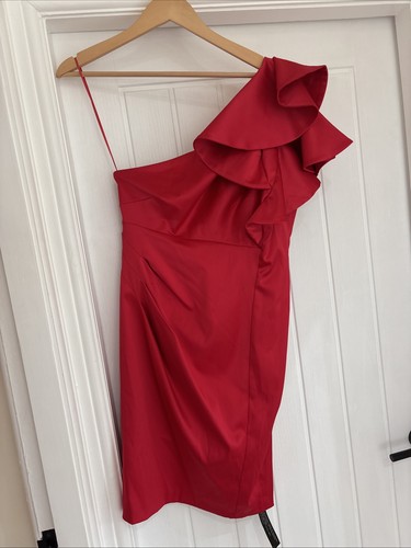 Debut bright red satin one - satin,