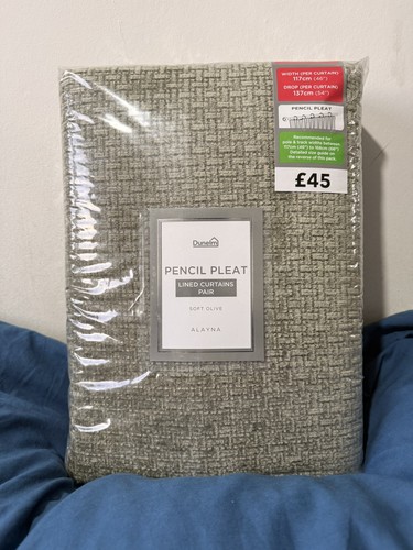 Dunelm pencil pleat - pencil,