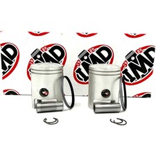 Yamaha RD125DX RD125 Twin 1E7 / 466-1163X-01-97 Piston Kits (2) +0.50mm / 43.5mm