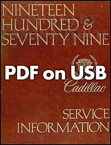 1979 cadillac shop manual - shop,