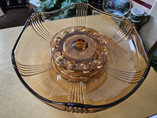 Art deco floral centrepiece - art,