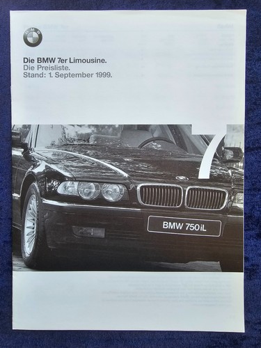 Bmw series e38 - e38, price
