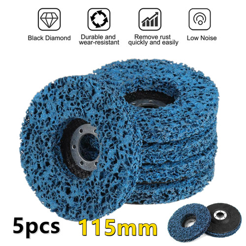 5pcs 115mm poly strip wheel - 115mm,