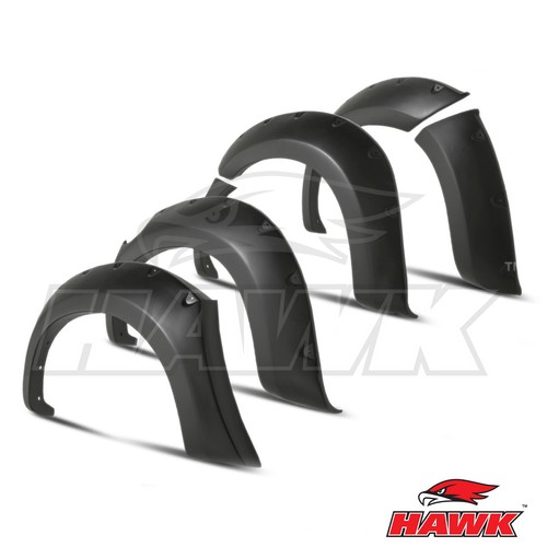Matte black fender - black, wide