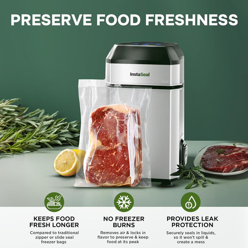 Instaseal food vacuum sealer - food,