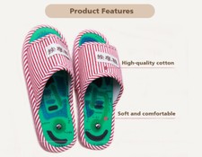 1pcs Soft Foot Acupressure Point Massage Slipper Acupuncture Relax Massage Shoes