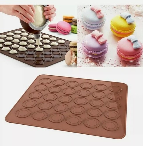 Silicone macaron mat tray - mat, 30