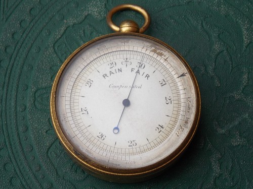Antique pocket barometer rssa - antique,
