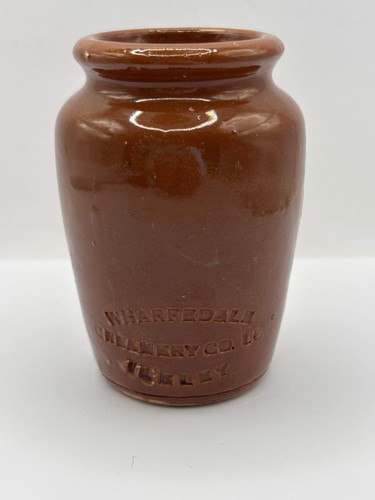 Old advertising cream pot