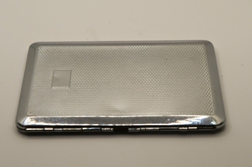 Vintage cigarette case chrome - vintage,