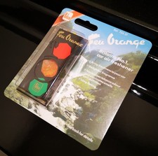 Genuine & Original Polco Feu Orange Retro Traffic Light Car Air Freshener - 1997