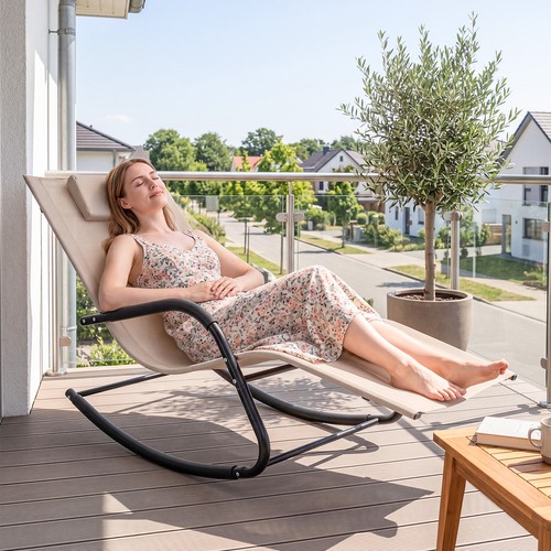 Outdoor rocking chair - chair, patio