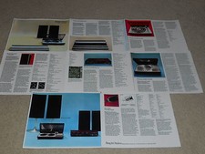 Bang & Olufsen 1973 8 page Brochure, Beomaster 1900,4000 Beogram 4002,1900 RARE!