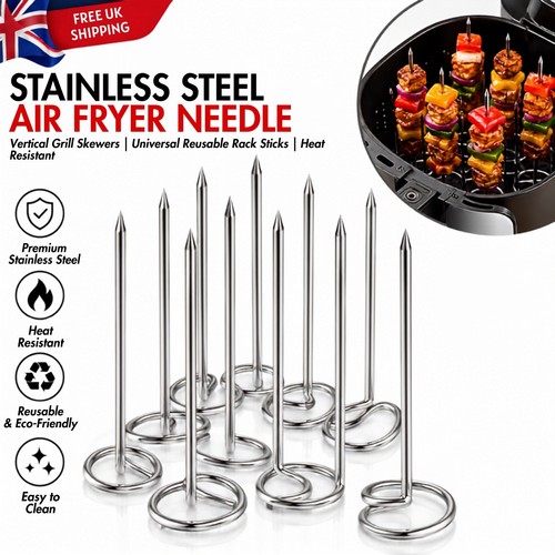 10x stainless steel - steel, skewers