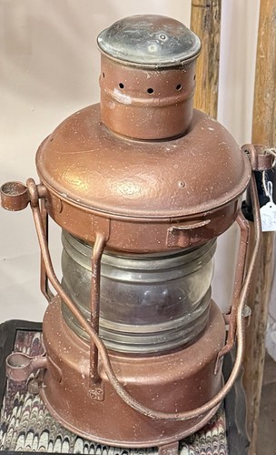 Vintage nautical copper oil - copper,
