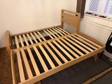  Oak / vaneer / finish Single Trundle Guest Bed from M89 
