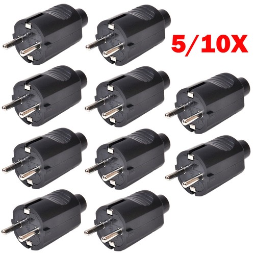 10pc euro schuko - euro, plug