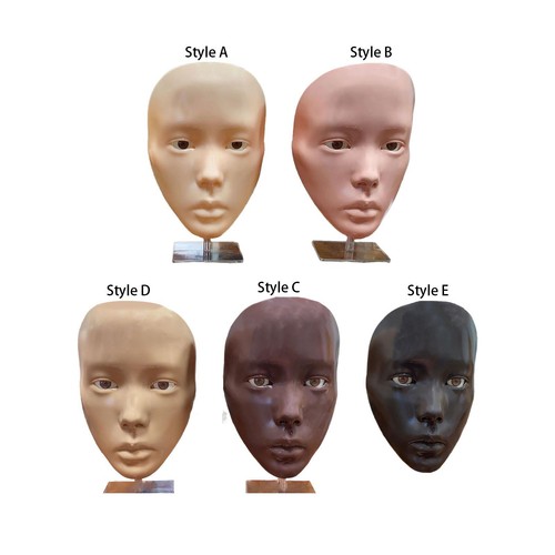Face mannequin head for makeup - face,