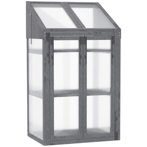 Outsunny wooden greenhouse - wooden,