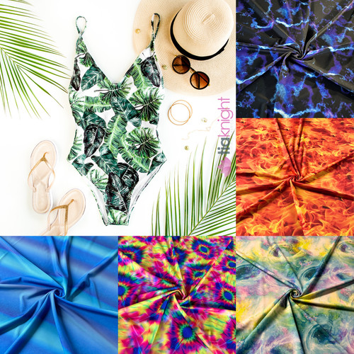 Printed matte swimwear - swimwear, 4