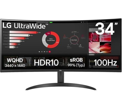 34wr50qk monitor - lg, 34"