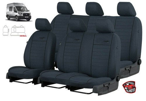 Tailored fabric seat covers - fabric,