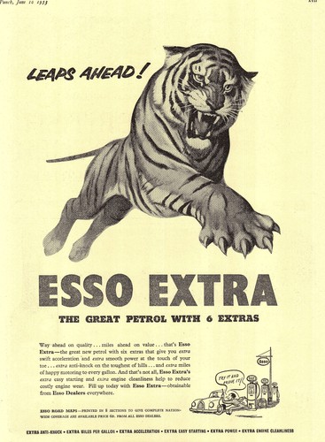 1953 advert for esso - advert, extra