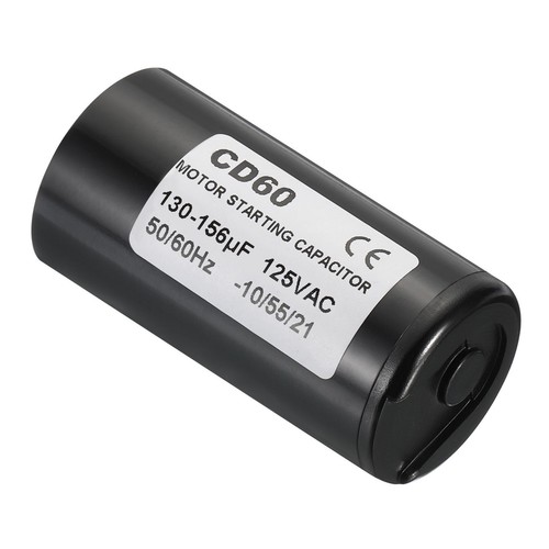 130 156uf mfd 125v 60hz - 125v, 50/60hz