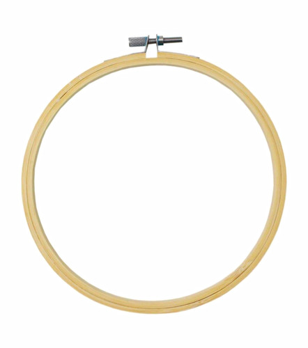 Wooden round embroidery hoop - round,