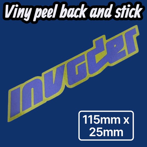 Invader bmx frame sticker - bmx,