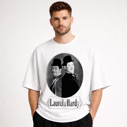 Laurel and hardy black - black,